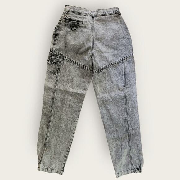 Lee Jeans Women's Sz 18 27x30 Gray Acid Tapered The Falcon League Navigation VTG - Picture 3 of 6